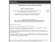Tablet Screenshot of migraene.whatsonbiz.com